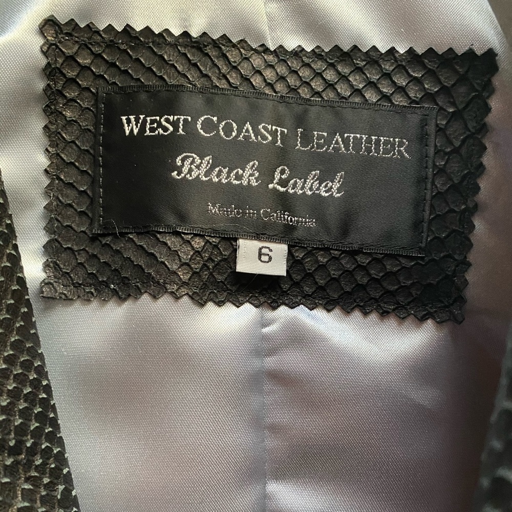 West Coast Leather Coat, Brand New!